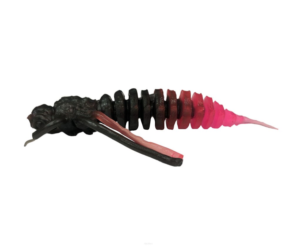 Qubi Lures Larwa Bigfatbug 11cm Pink Larve 4szt.