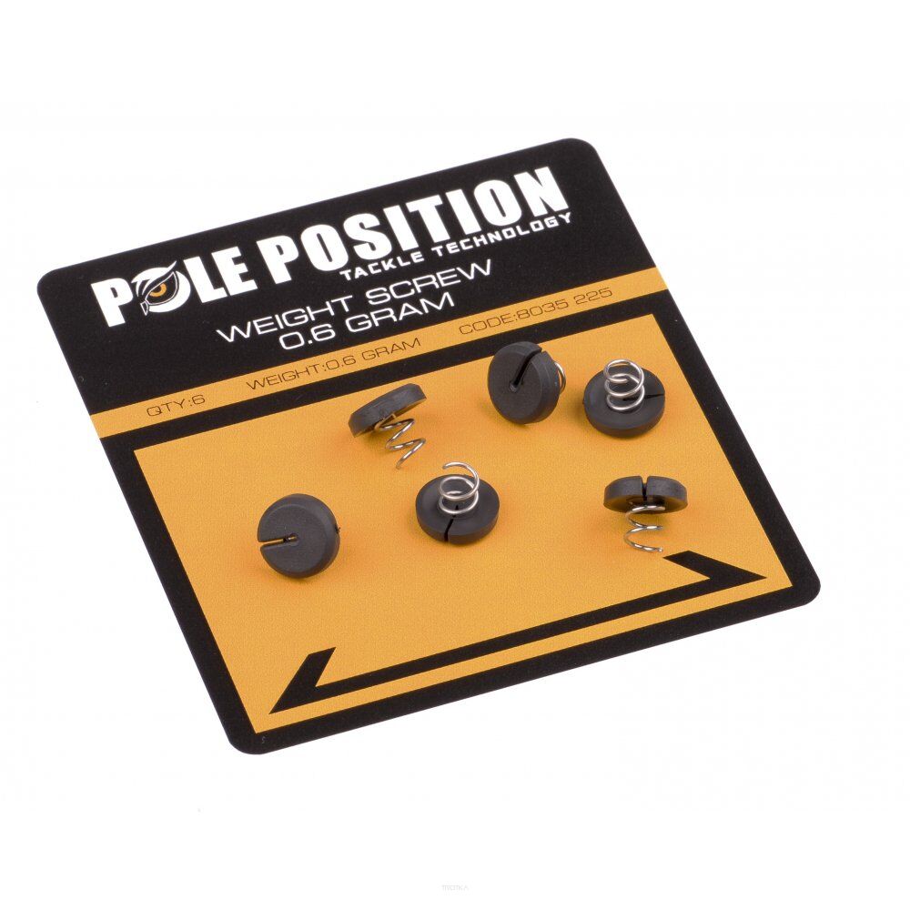 Wkręty z obicążeniem Pole Position Weight Screw 6szt/op. - 1,2g