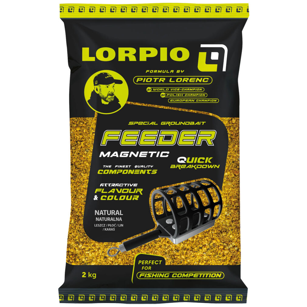 Zanęta Lorpio Feeder Magnetic Natural 2000g