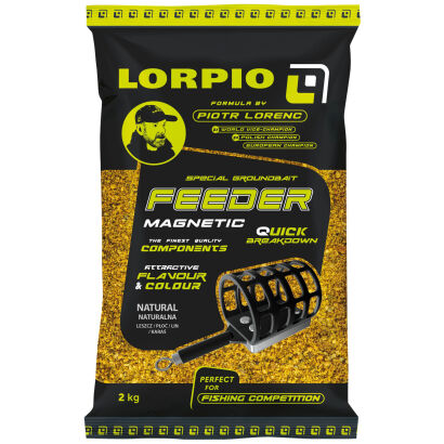 Zanęta Lorpio Feeder Magnetic Natural 2000g