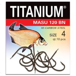 Haczyki Robinson Titanium - Masu 120BN - roz. 10 