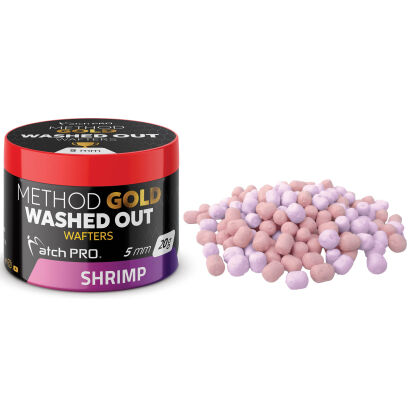 Kulki MatchPro Method Gold Wafters Washed Out Shrimp 5mm 20g