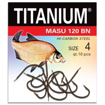 Haczyki Robinson Titanium - Masu 120BN - roz. 8  