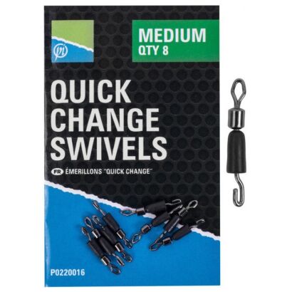 Łączniki Preston - Quick Change swivel - Small