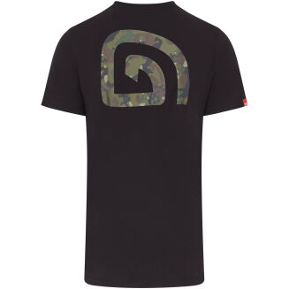 Koszulka Trakker CR Logo T-Shirt Black Camo - Small - 2