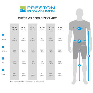 Spodniobuty Preston Heavy Duty Chest Waders - 41 - 4