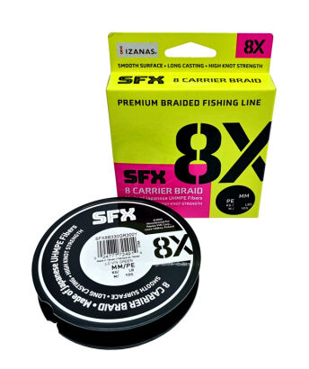 Sufix Plecionka SFX 8X Lo Vis Green 0.23mm 20kg 270m