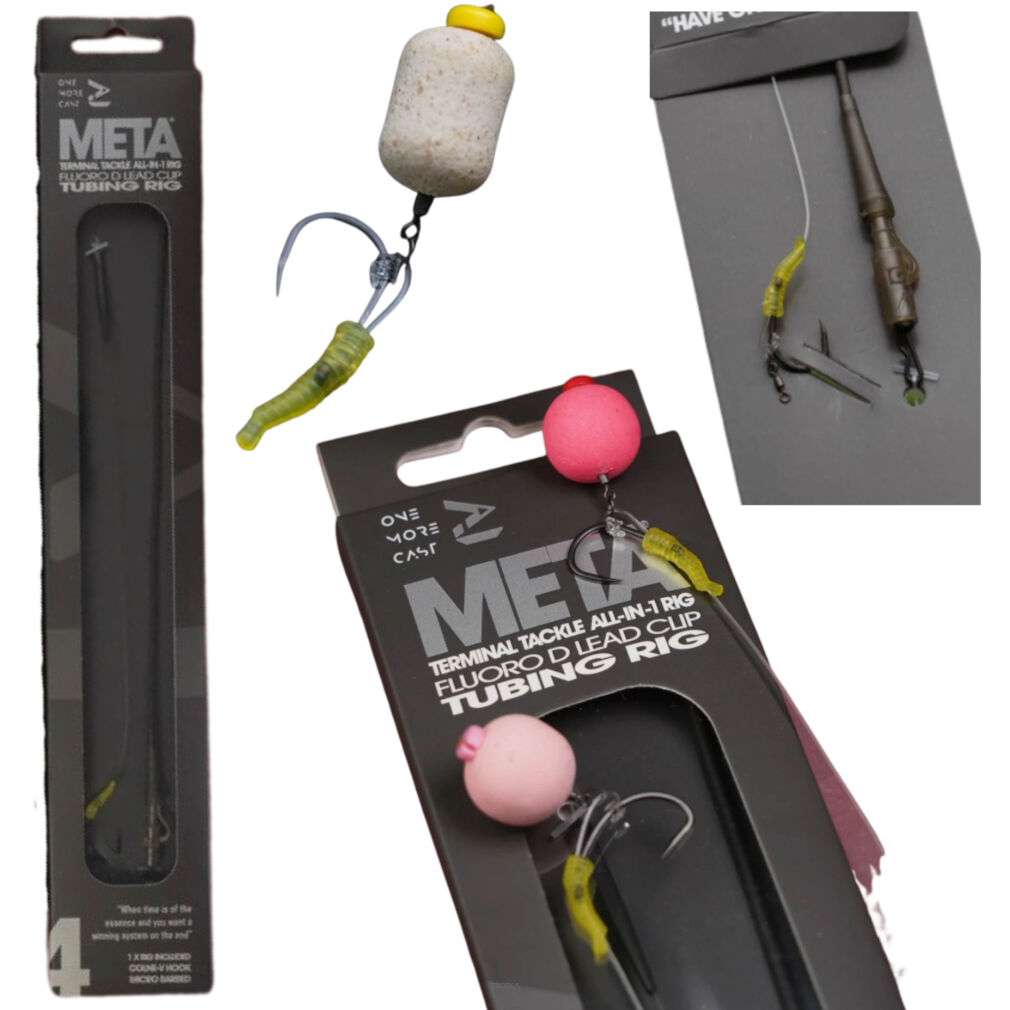 Przypon One More Cast Surrender All-In-1 Rigs Blend Tubing Fluoro D Rig Horseshoe Barbless - 4
