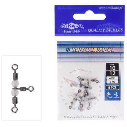 Krętliki Rolkowe Mikado Z Agrafką Spinningową - 20 Bn