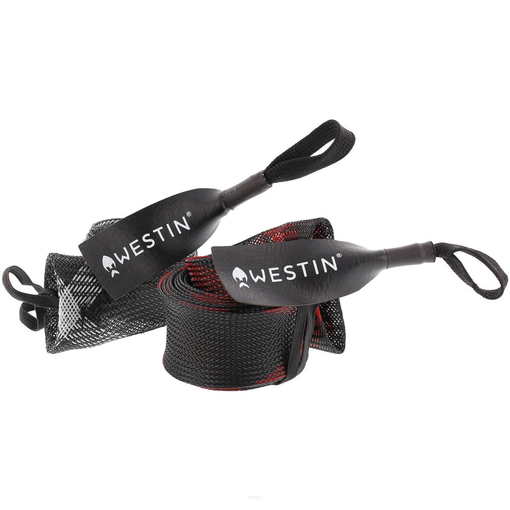 Osłona Na Wędkę Westin Rod Cover Fits Spin Rods Uo To 7ft/ 210cm Black/ Red