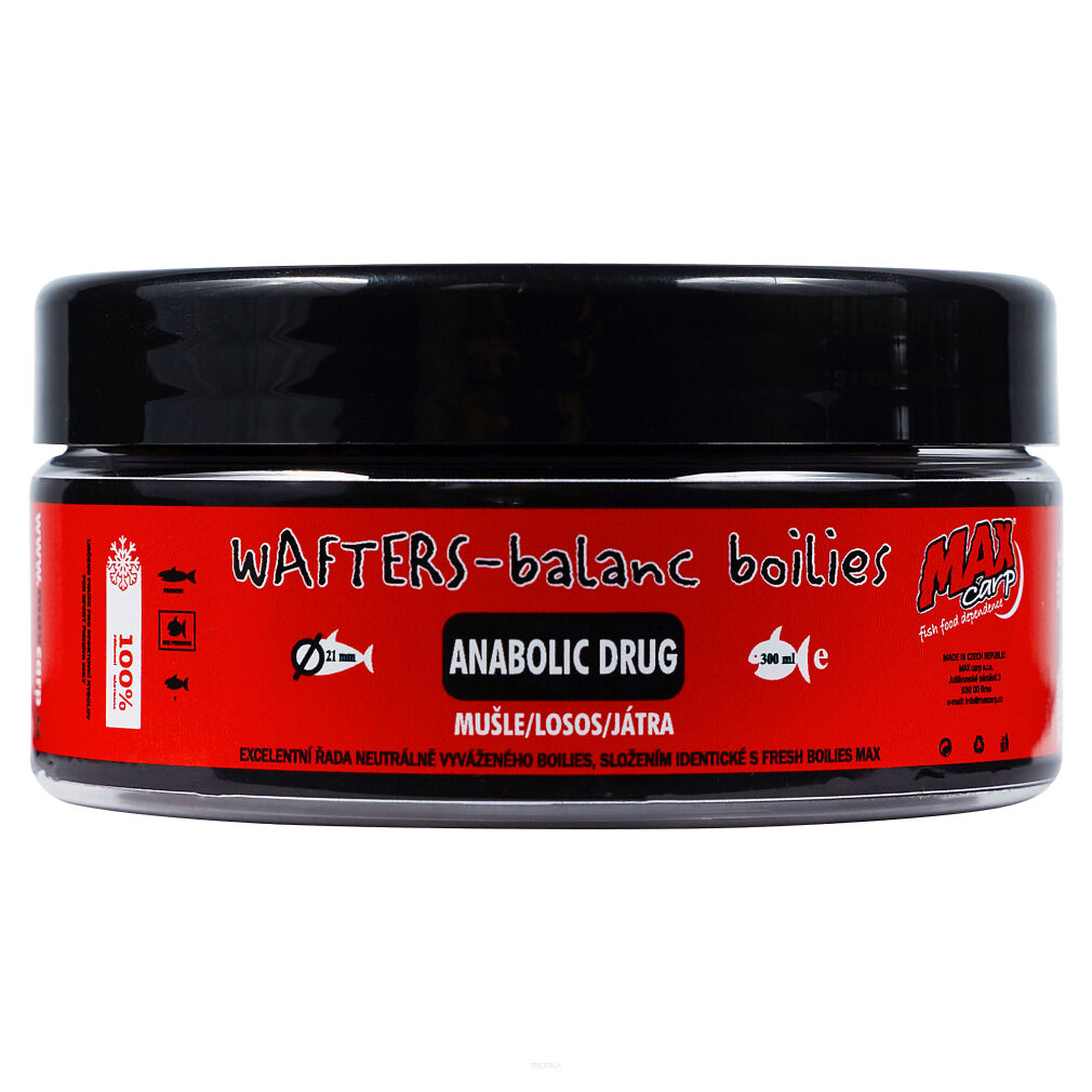 Kulki Haczykowe Max Carp Anabolic Drug Wafters 21mm 300ml