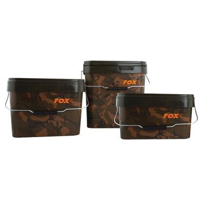 Wiadro Fox Camo Square Bucket 10l