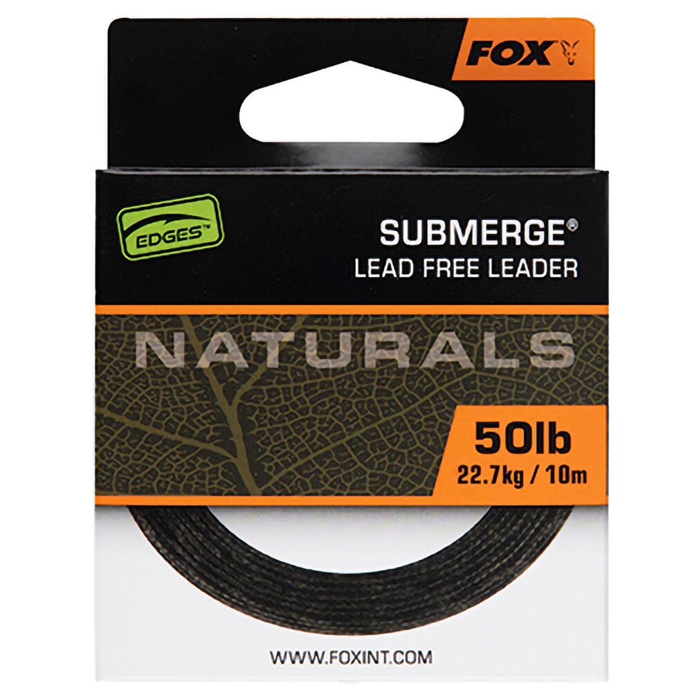 Leadcore FOX Naturals Submerge Leader x10m 50lb/22.7kg. CAC825