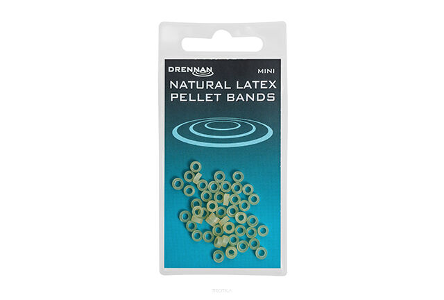 Gumki do pelletu Drennan Natural Latex Pellet Bands - Micro