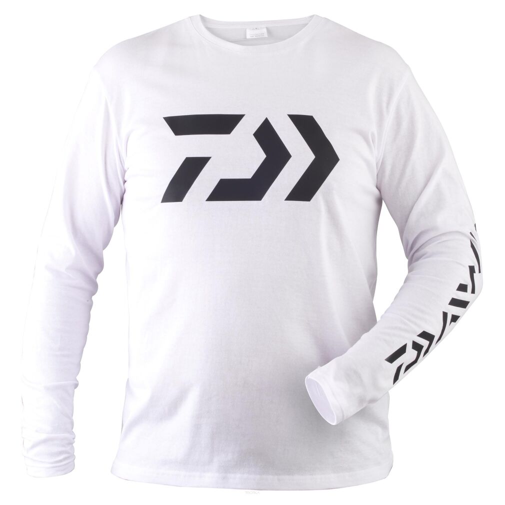 Bluza z długiem rękawem (Long sleeve) Daiwa D-VEC Ls Shirt White rozmiar XXL