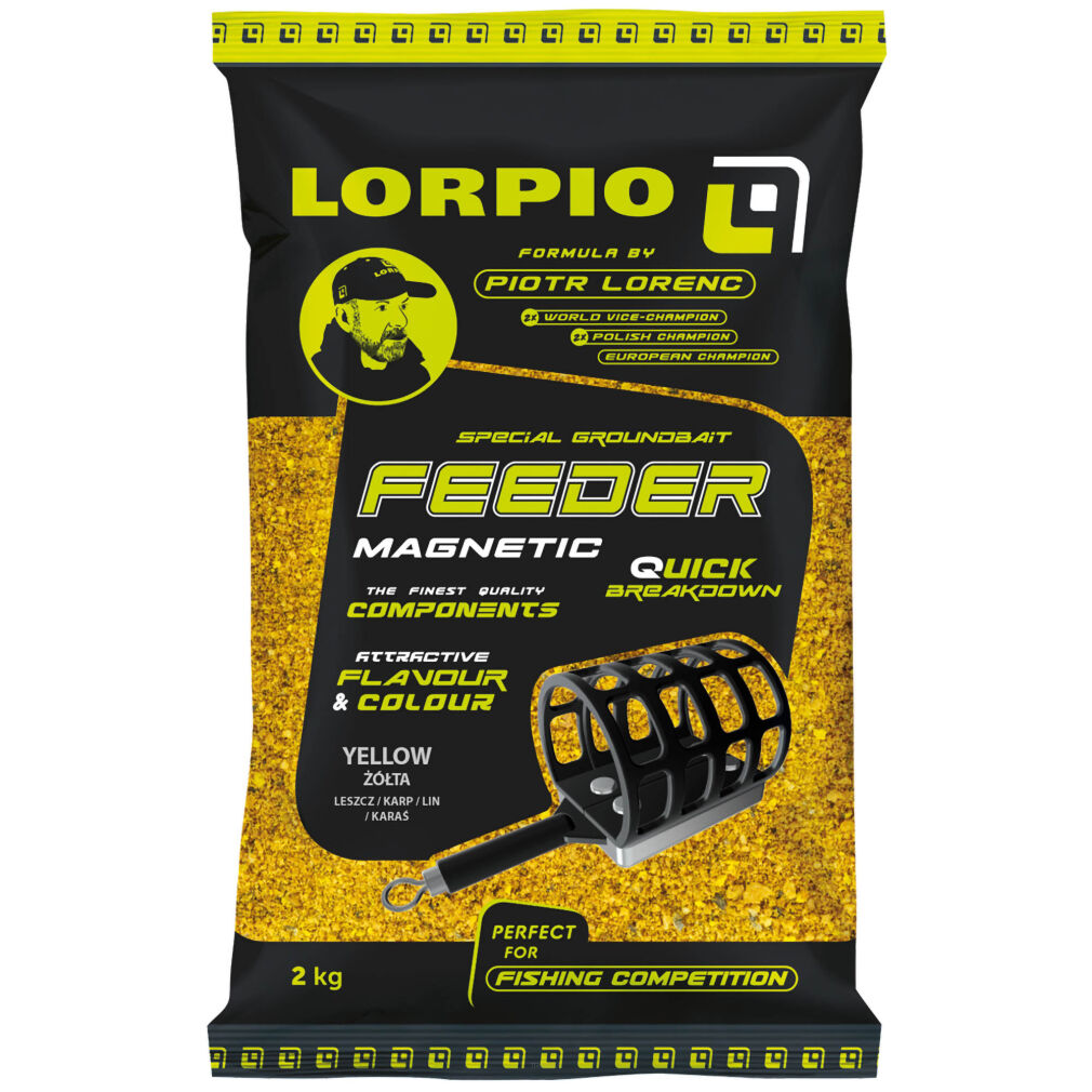 Zanęta Lorpio Feeder Magnetic Yellow 2000g