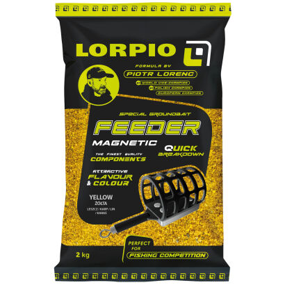 Zanęta Lorpio Feeder Magnetic Yellow 2000g