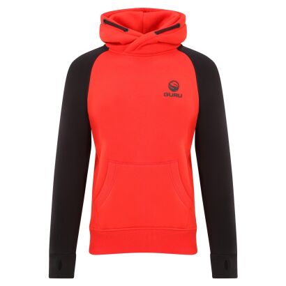 Bluza Z Kapturem Guru Hoodie Red/Black - M