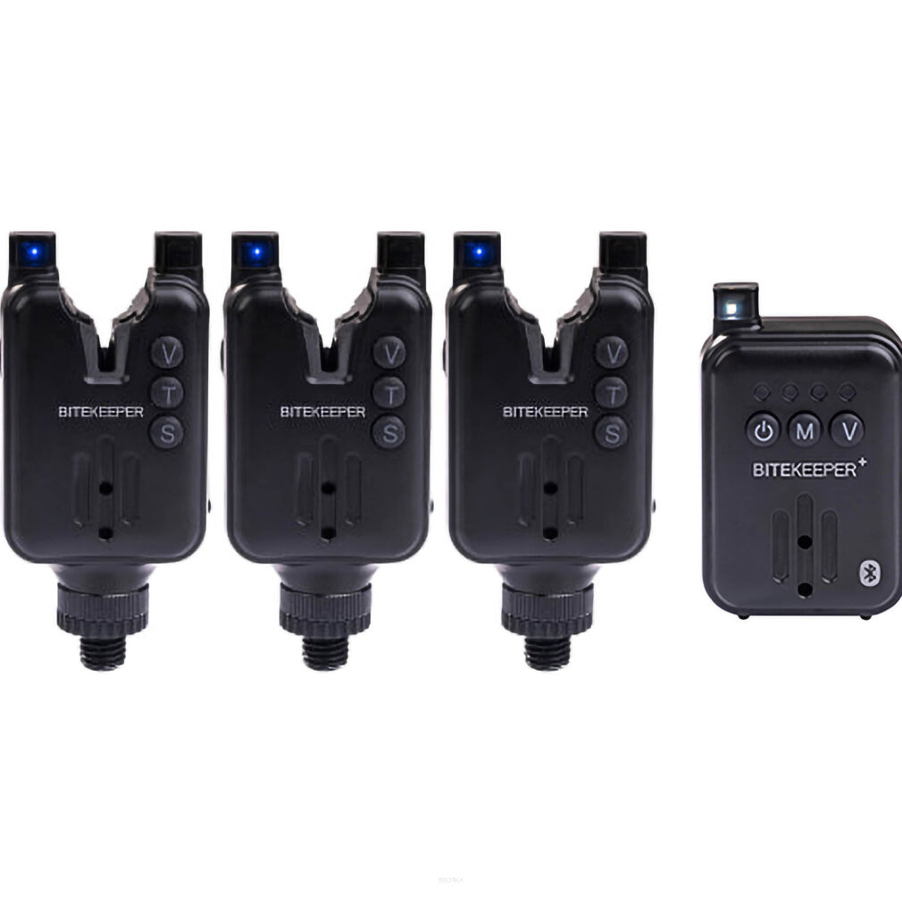 Zestaw Sygnalizatorów Rippton BiteKeeper PRO 3+1 Bite Alarm Black