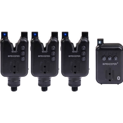 Zestaw Sygnalizatorów Rippton BiteKeeper PRO 3+1 Bite Alarm Black