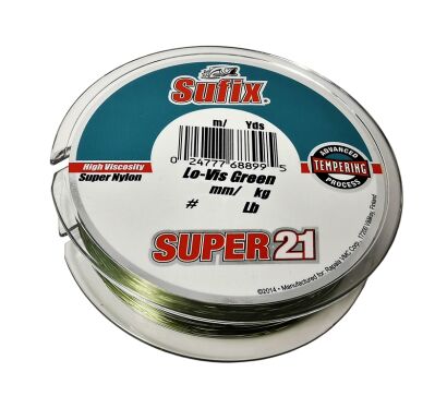 Sufix Żyłka Super 21 Lo-Vis Green 0.16mm 2.5kg 150m