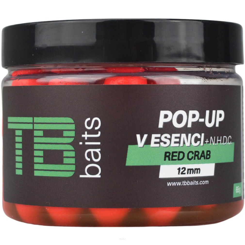 Kulki W Dipie TB Baits Floating Pop-Up Red Crab + NHDC 65g 16mm