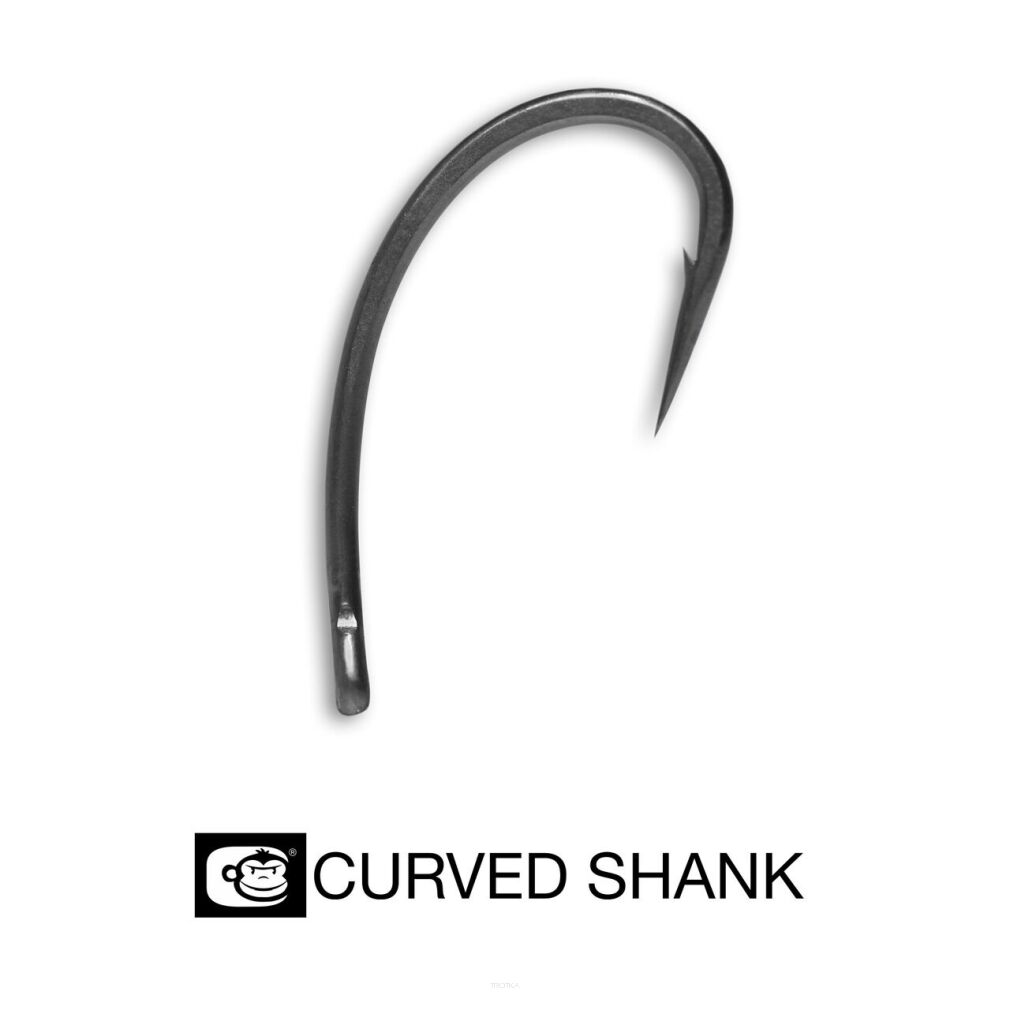 Haczyki karpiowe RidgeMonkey Curved Shank 2 -Barbed