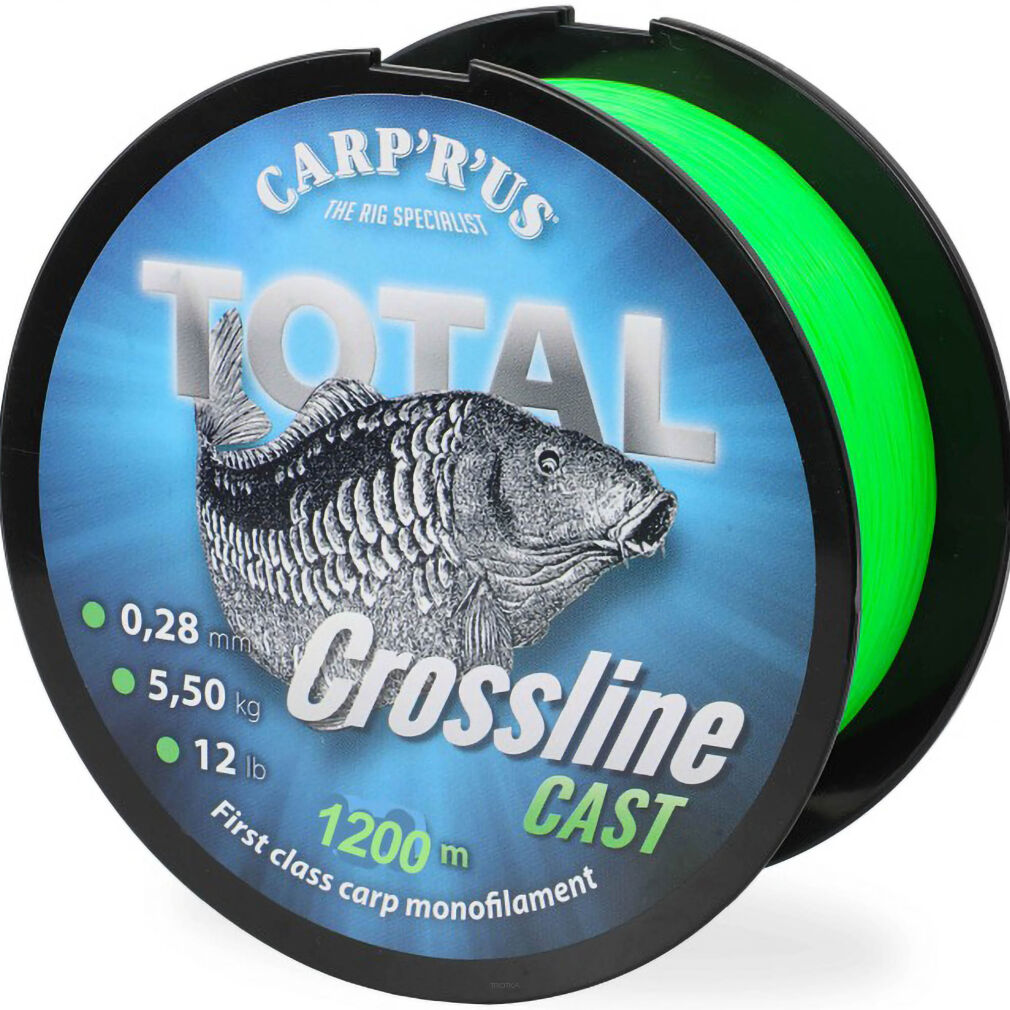 Żyłka Carp'R'Us Total Crossline Cast Green 0,30mm 1200m 6,8kg/15lb
