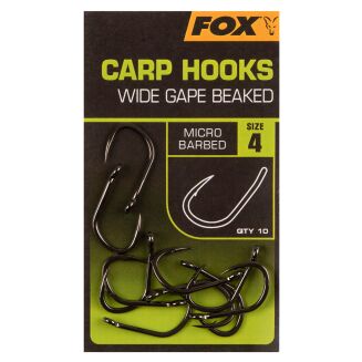 Haczyki Fox Carp Hooks Wide Gape Beaked Nr 6 - 2