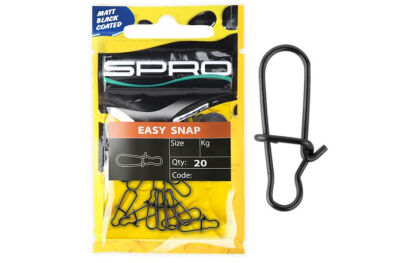 Spro Agrafki Matte Black Easy Snap #2 11kg 20szt.