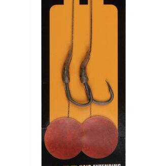 Przypony Karpiowe Fox Wide Gape nr 2 35lb Camotex Semi Stiff - 2