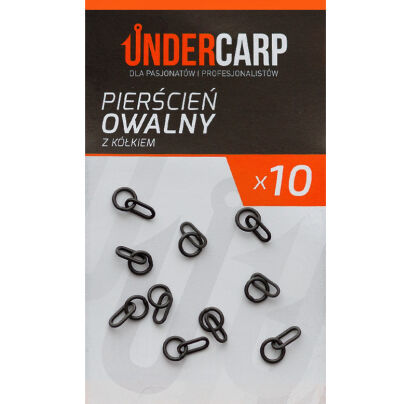 Pierścień owalny z kółkiem
