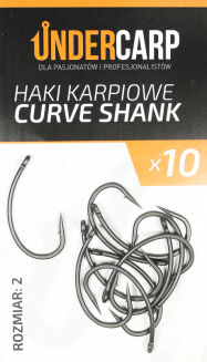 Teflonowe haki karpiowe CURVE SHANK 4 - 2