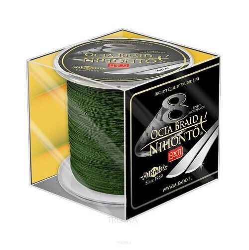 Plecionka Mikado Octa Braid Zielona – 300m/0,16mm