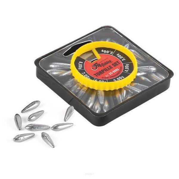 Zestaw ciężarków typu oliwka Fil - Torpille Set (2g;3g;4g;5g;6g;7g;8g)