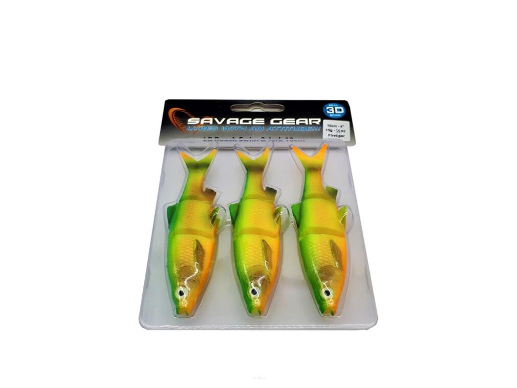 Savage Gear 3D LB Roach Swim n Jerk 10cm 10g 3pcs  Firetiger