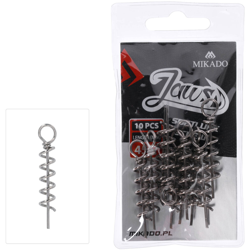 Wkręty Mikado Do Przynęt Miękkich Jaws 26mm/4mm