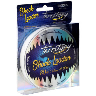 Przypon Strzałowy Mikado Territory Shock Leader 45lbs/0.55mm/80m - Transparentny - 2