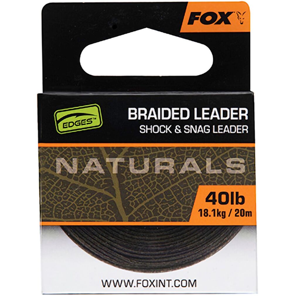 Plecionka Fox Naturals Braided Leader x20M 40lb/18.1kg