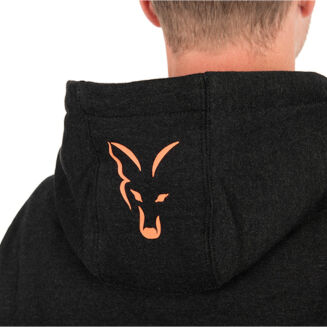 Bluza Fox Collection Hoody Black & Orange rozmiar M - 5