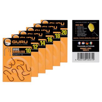 Haczyki Guru MWG Barbless - 16 - 3