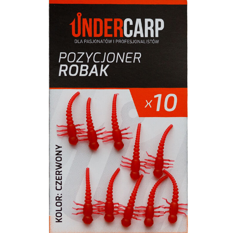 Pozycjoner haczyka Robak - czerwony