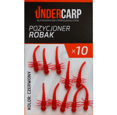 Pozycjoner haczyka Robak - czerwony