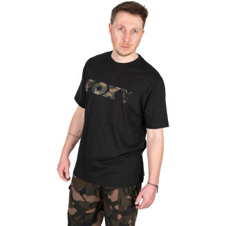 Koszulka Fox Black/Camo Logo T - S - 2