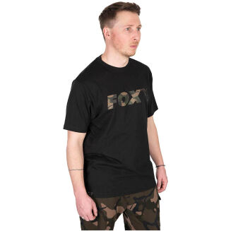 Koszulka Fox Black/Camo Logo T - S - 3