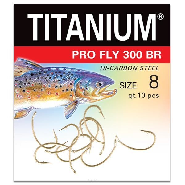 Haczyki Robinson Titanium - Pro Fly 300BR - roz. 8  02-P-300BR-08