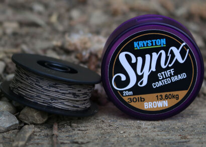 Plecionka przyponowa Kryston Synx Stiff Brown 20m/20lb