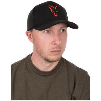 Czapka Fox Collection Baseball Cap - Black/ Orange - 4