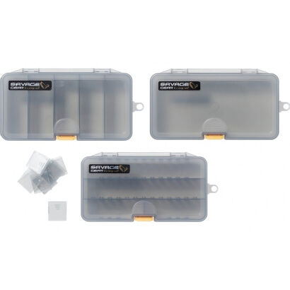 Zestaw Organizerów Savage Gear Lurebox 2 Smoke Ck 16.1x9.1x3.1cm