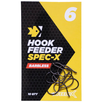 Haczyki Feedex - Spec-X Hook Barbless - 6